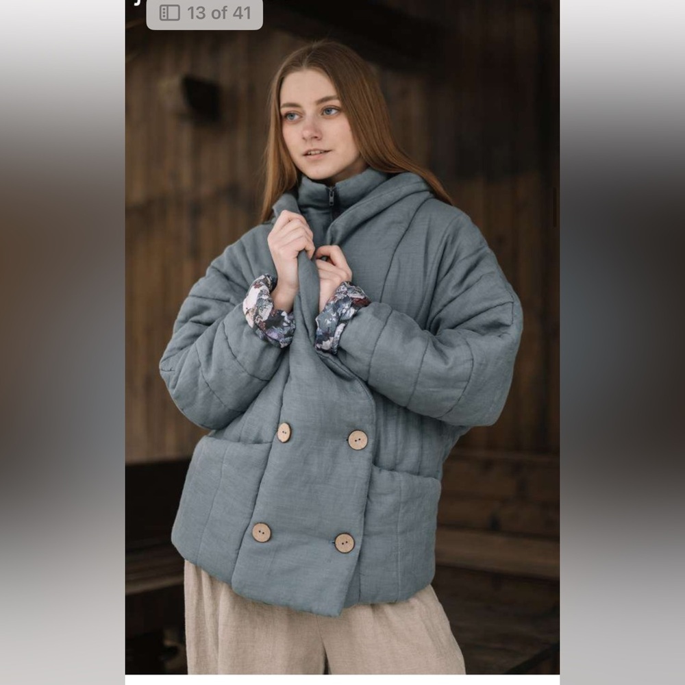 100% Linen Jacket New